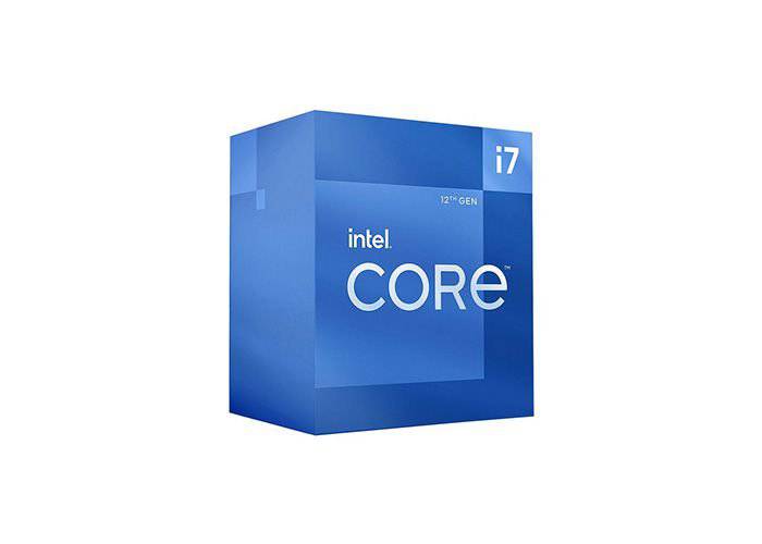 Intel Core i7-12700 processor with a sleek design, featuring the brand logo and detailed thermal interface for high-performance computing.