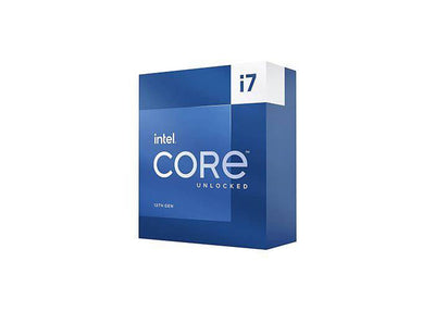 Intel Core i7-13700K processor, high-performance CPU with multiple cores, shown in a close-up image of the product.