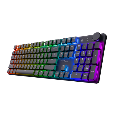 გეიმინგ კლავიატურა - Trust GXT868 TORIX WRLS MECHANICAL KEYBOARD US