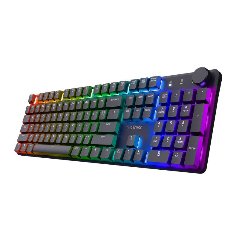 გეიმინგ კლავიატურა - Trust GXT868 TORIX WRLS MECHANICAL KEYBOARD US