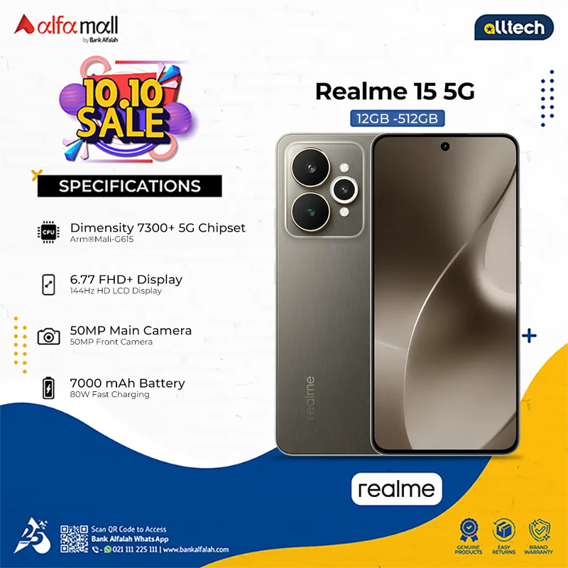 Realme 15 5G 12GB/512GB NFC