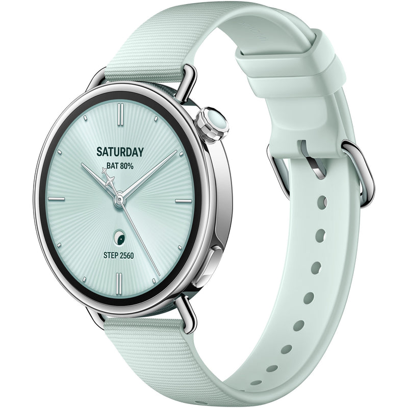 ჭკვიანი საათი - Xiaomi Watch S4 41mm Fluororubber Strap Mint Green