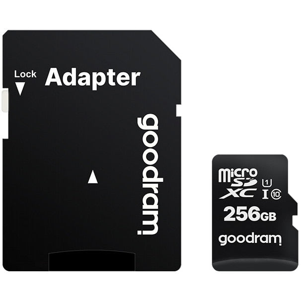 GOODRAM M1AA 256GB microSDXC UHS-I + ადაპტერი