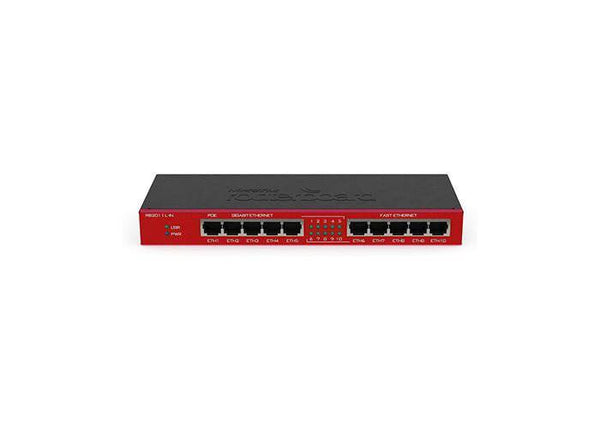 როუტერი: MikroTik RB2011iL-IN, WiFi როუტერი- ITGS