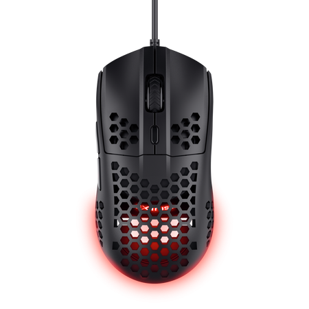 გეიმინგ მაუსი - Trust GXT928 HELOX LIGHTWEIGHT MOUSE BLK