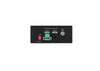 Dahua DH-PFS3110-8ET-96-V2 network switch with 8 Ethernet ports, black metal enclosure, and LED indicator lights.