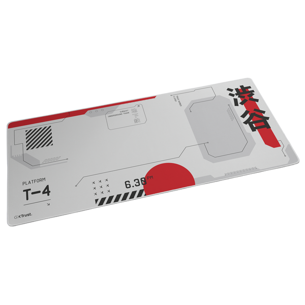 მაუსის პადი - Trust GXT759 XXL MOUSEPAD - JAPAN WHITE