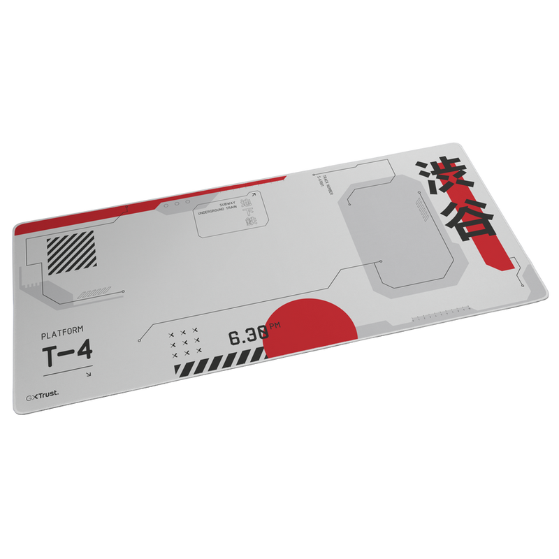 მაუსის პადი - Trust GXT759 XXL MOUSEPAD - JAPAN WHITE