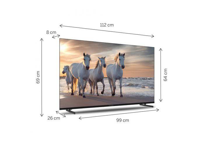 ტელევიზორი : Thomson Android TV 50" LD50UDS-F1W, 50 ინჩი- ITGS