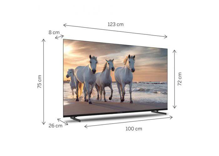 ტელევიზორი : Thomson Android TV 55" LD55UDS-F1W, 55 ინჩი- ITGS