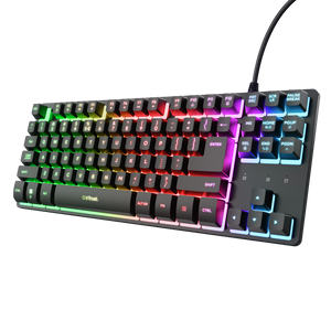 გეიმინგ კლავიატურა - Trust GXT833 THADO TKL KEYBOARD BLK US