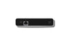 Ubiquiti CloudKey+ SSD network management controller with 1TB storage, shown with its sleek black design and ports.