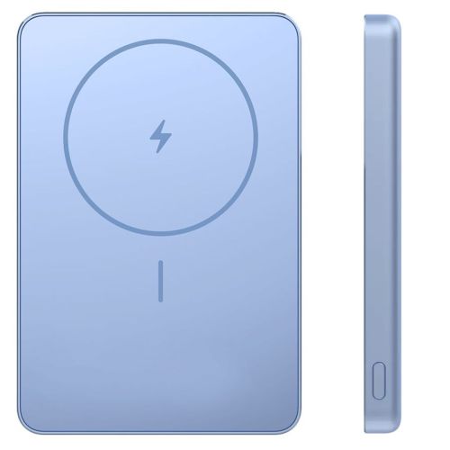 პორტატული დამტენი - Xiaomi Super Slim Magnetic Power Bank 5000 Blue