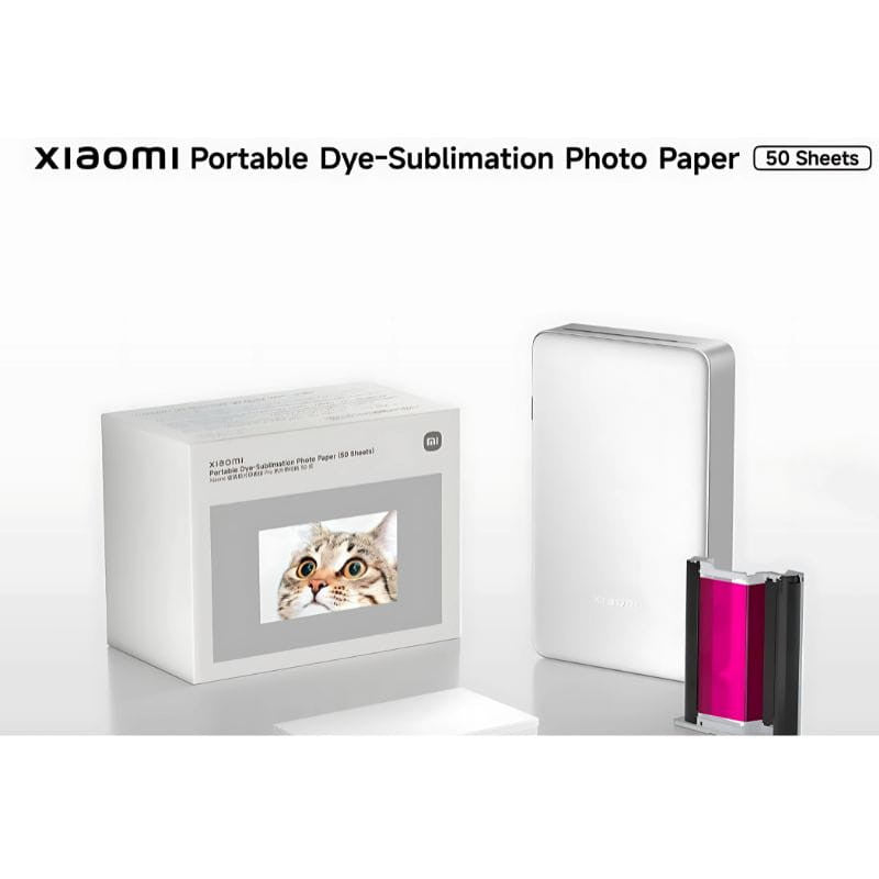 ფოტო ქაღალდი - Xiaomi Portable Dye-Sublimation Photo Paper Stickers (50 Sheets)