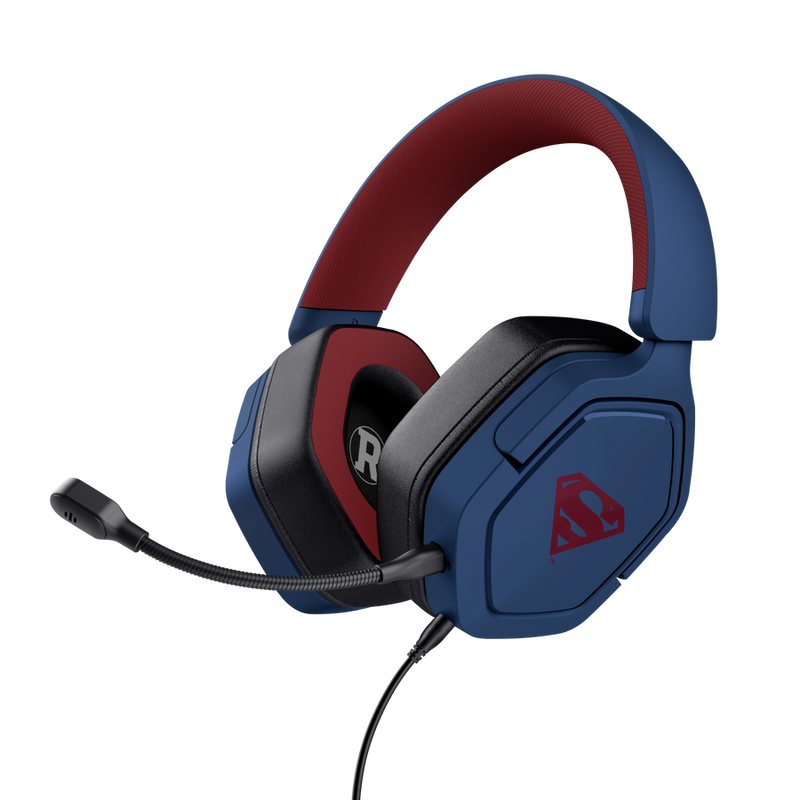 გეიმინგ ყურსასმენი - Trust GXT492SM CARUS HEADSET SUPERMAN